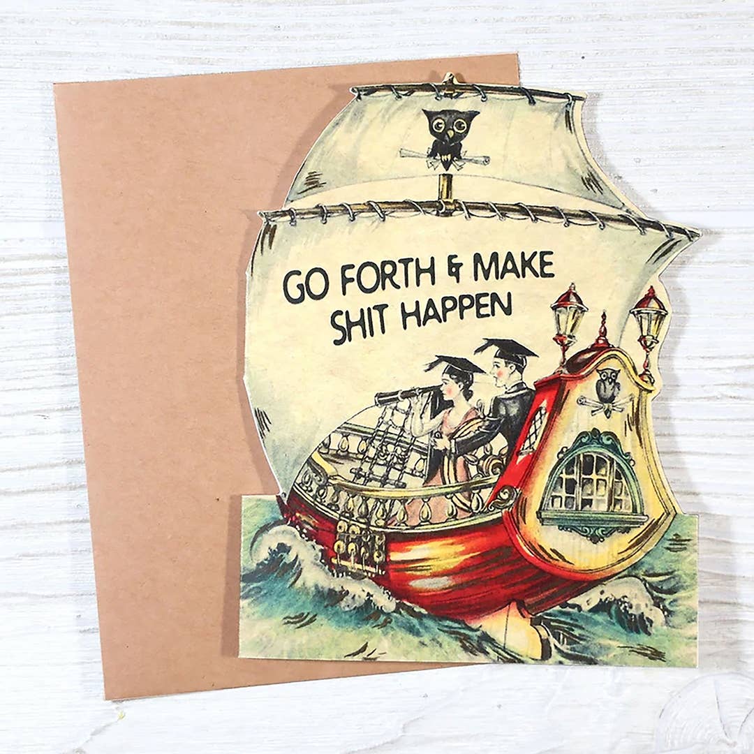 GO FORTH GRADUATION CARD