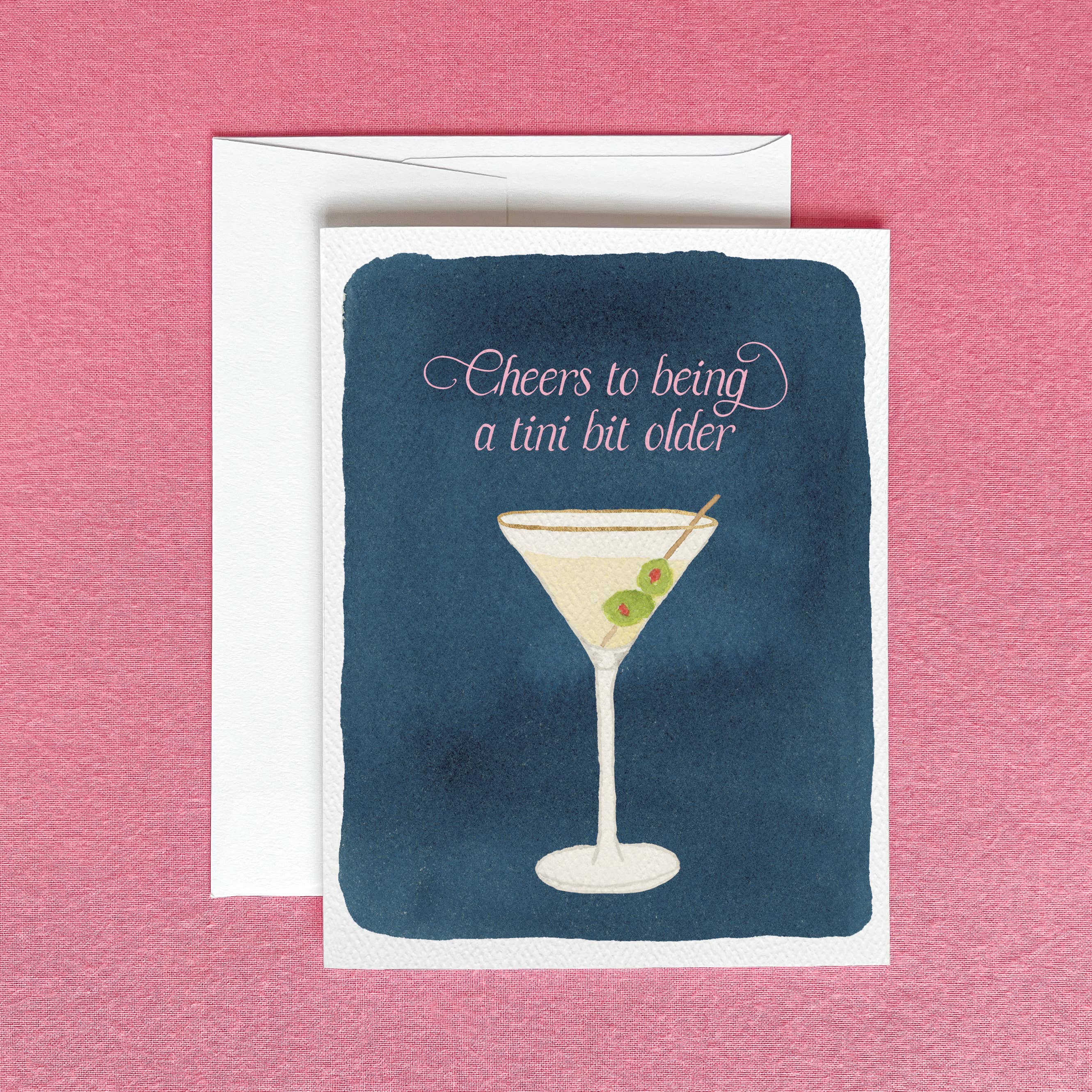 A TINI BIT OLDER BIRTHDAY GREETING CARD