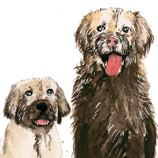 MUDDER DAY DOGS MOTHERS DAY CARD