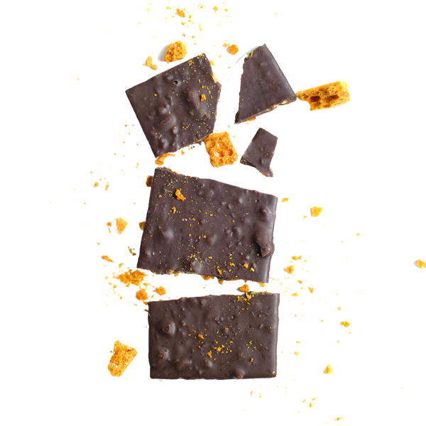 CRUNCHY CARAMEL DARK CHOCOLATE BAR