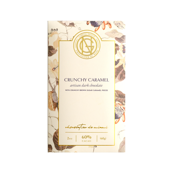 CRUNCHY CARAMEL DARK CHOCOLATE BAR