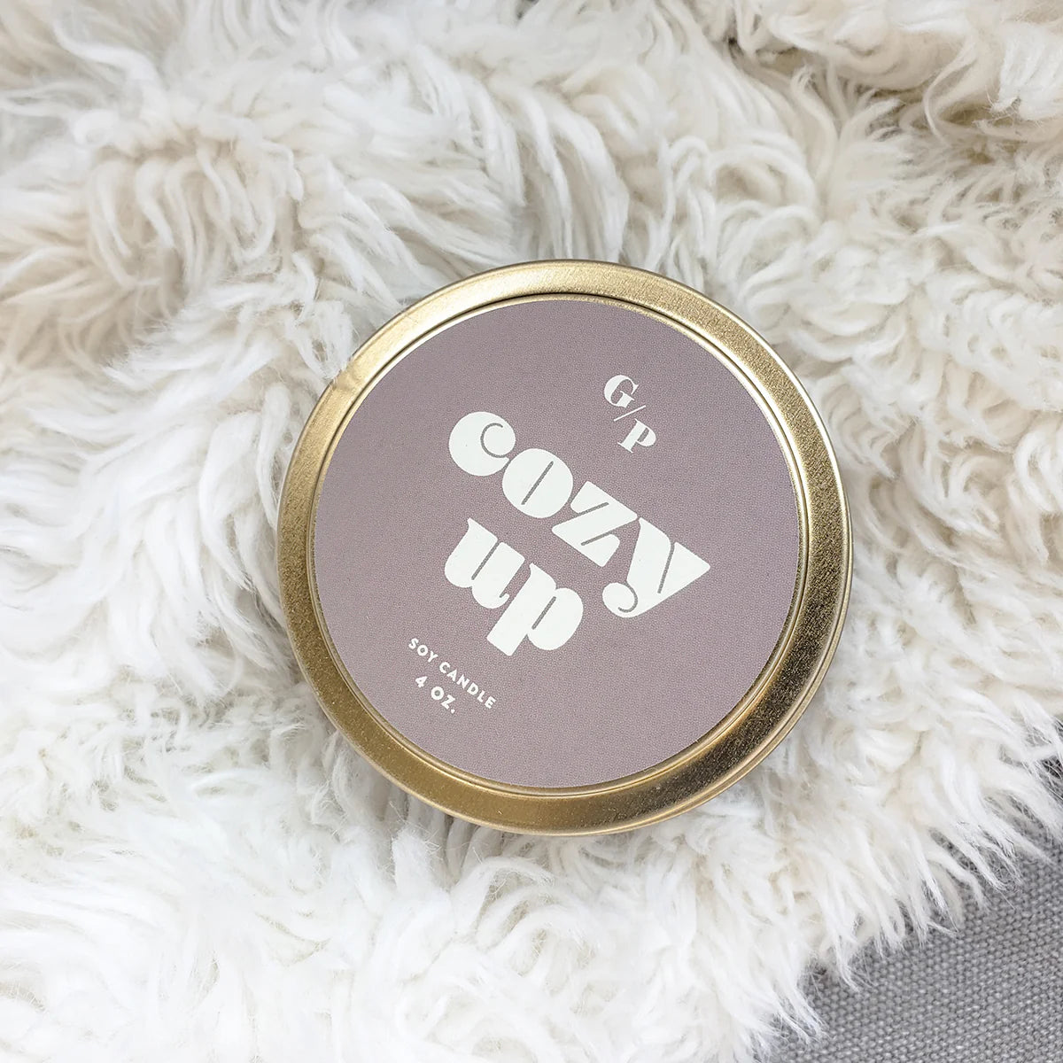 COZY UP 4 OZ. CANDLE TIN