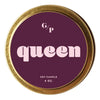 QUEEN 4 OZ. CANDLE TIN
