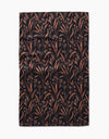 VINTAGE GRASS BLACK KITCHEN TEA TOWEL