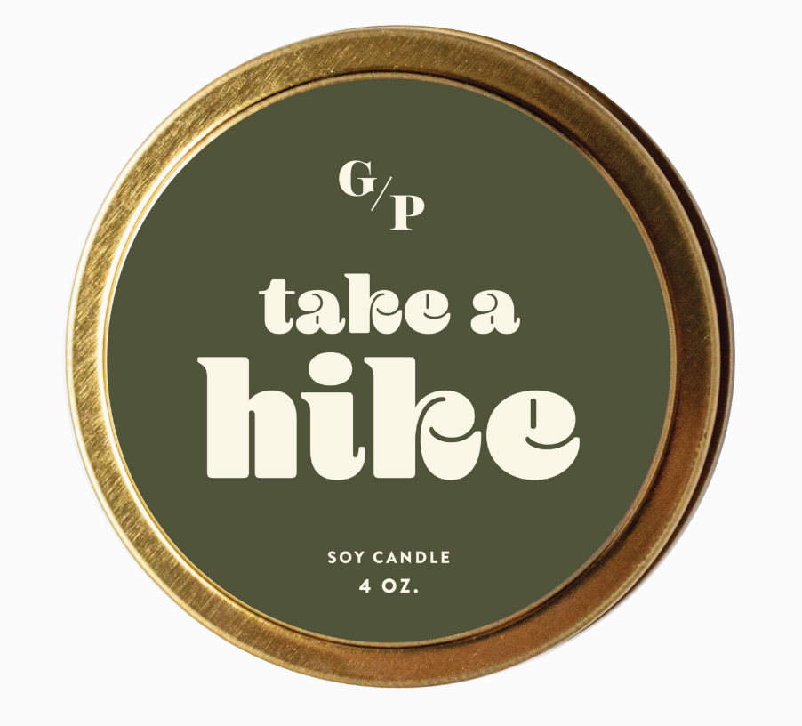 TAKE A HIKE 4OZ CANDLE