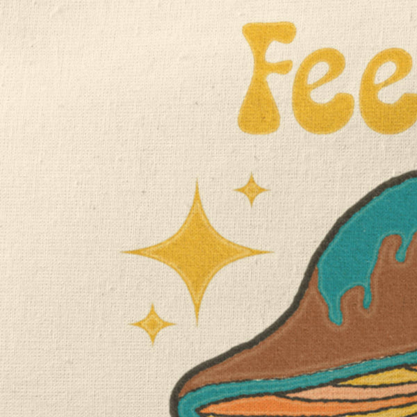 FEELING GROOVY- MUSHROOM TOTE