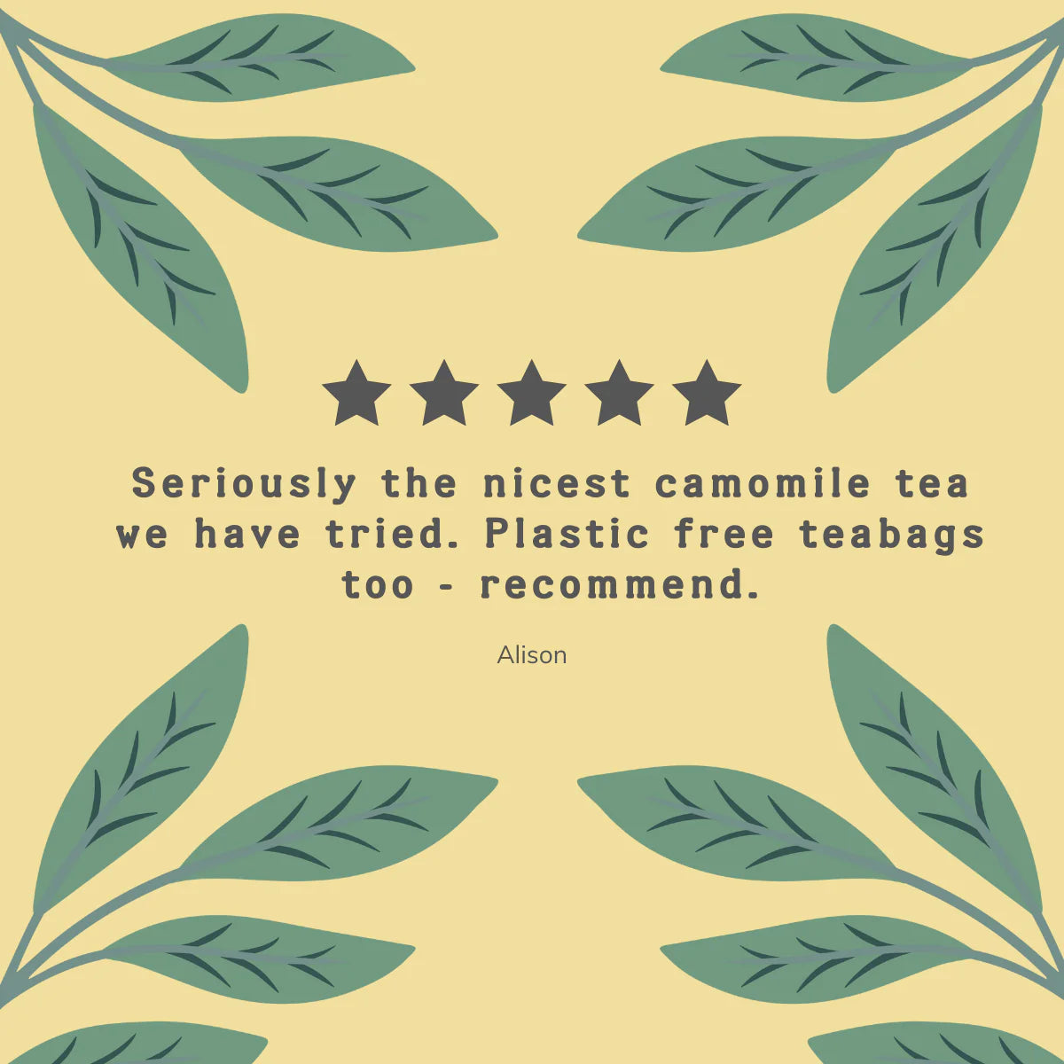 HAMPSTEAD ORGANIC CAMOMILE (20 TEABAGS)