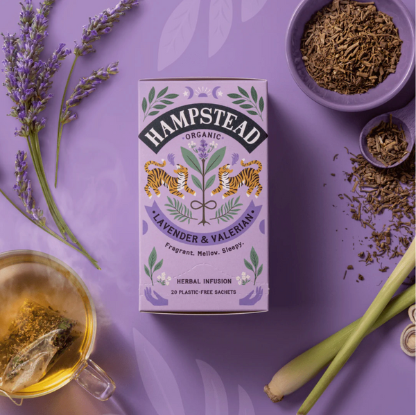 HAMPSTEAD ORGANIC LAVENDER & VALERIAN (20 TEABAGS)