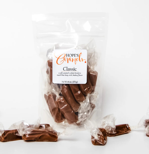 HOPE'S LOCALLY MADE 4OZ CLASSIC CARAMELS