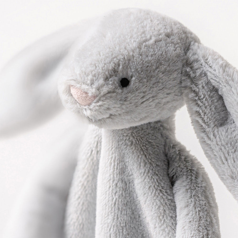 BASHFUL GREY BUNNY COMFORTER