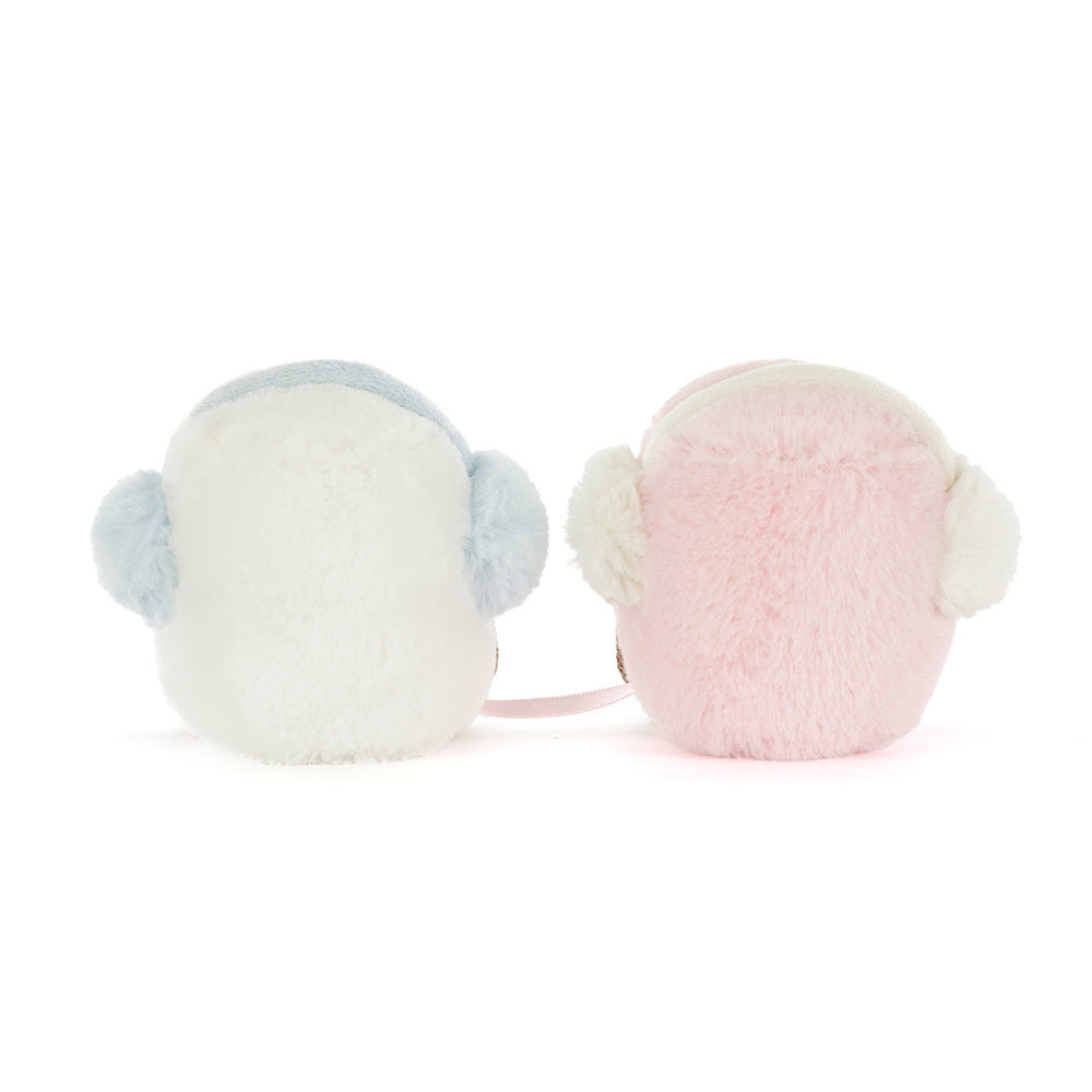 AMUSEABLES TOASTIE PINK AND WHITE MARSHMALLOWS