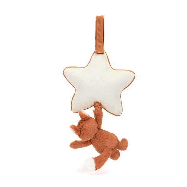 BASHFUL FOX CUB MUSICAL PULL