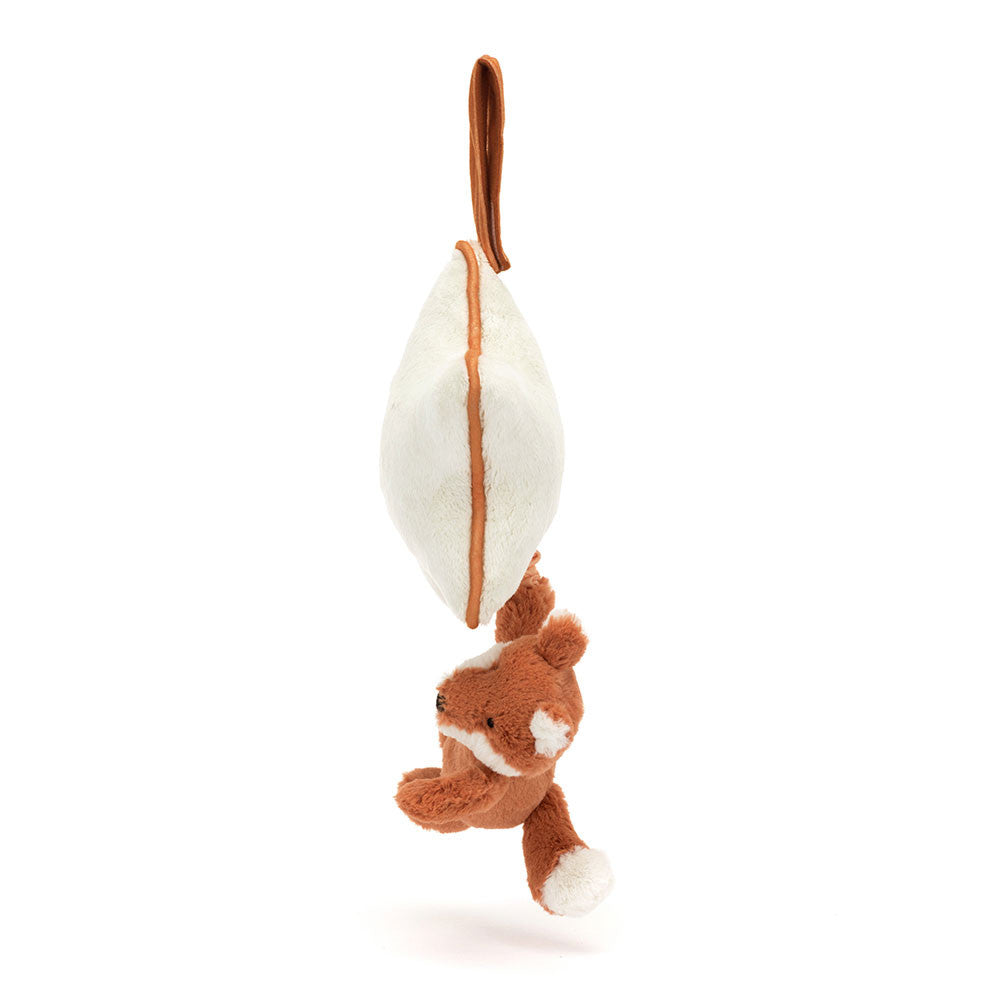 BASHFUL FOX CUB MUSICAL PULL