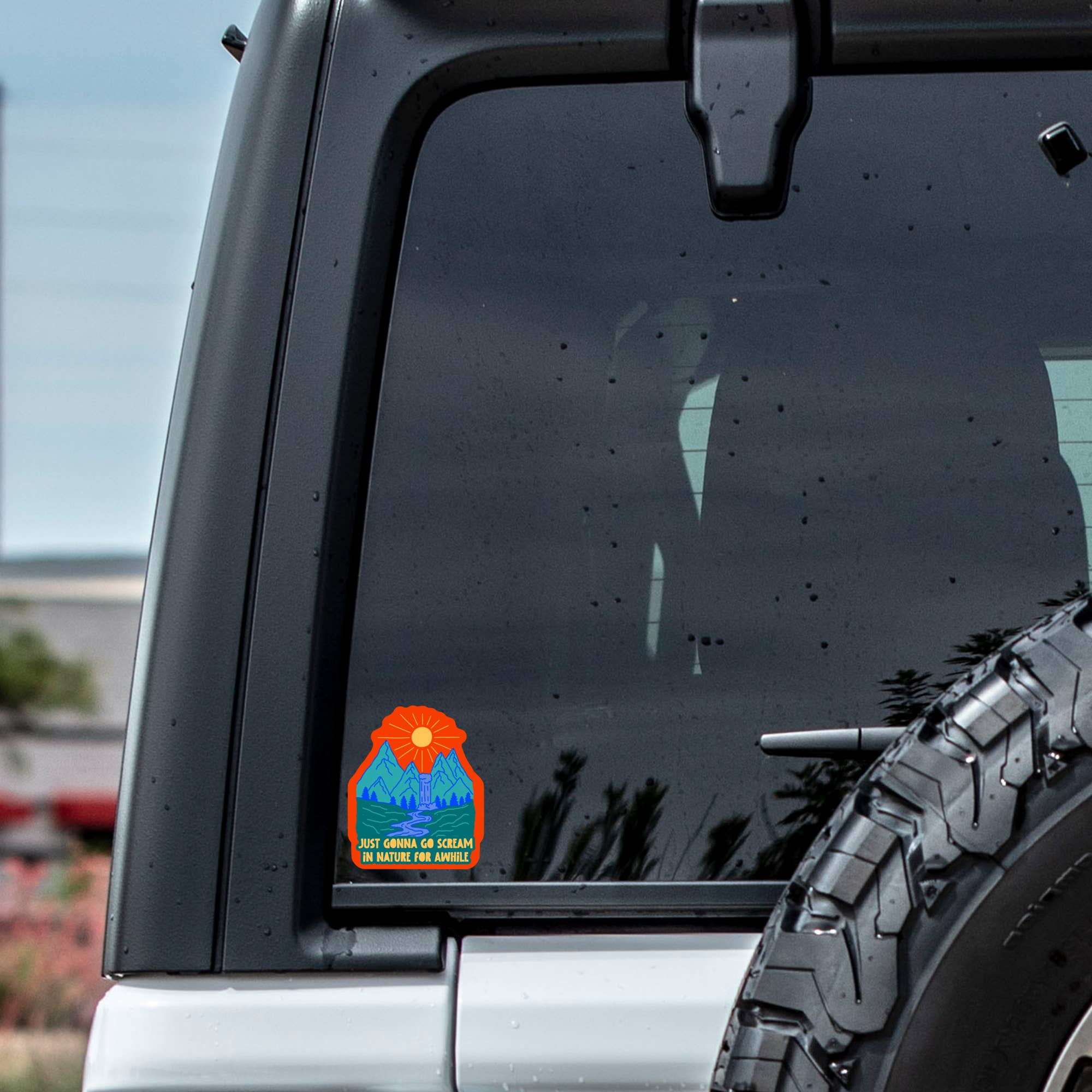 GONNA SCREAM IN NATURE STICKER