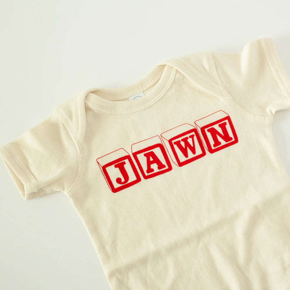 BABY JAWN BLOCKS ONESIE