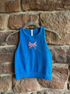BLUE CROPPED "PHIGHTINS" PHILLY TANK