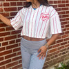 PIN STRIPE CROPPED PHILLY JERSEY
