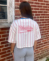 PIN STRIPE CROPPED PHILLY JERSEY