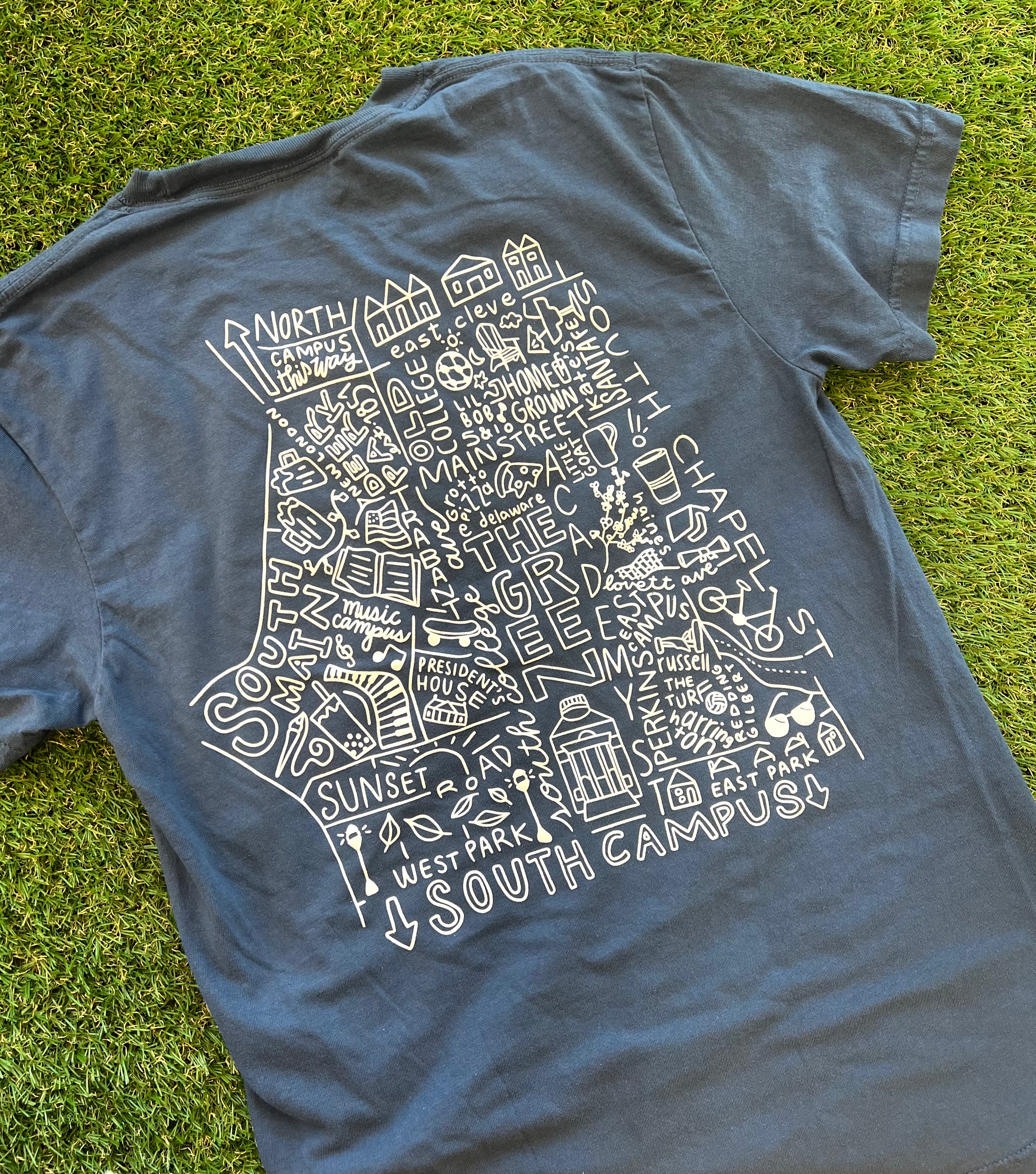NEWARK MAP TEE