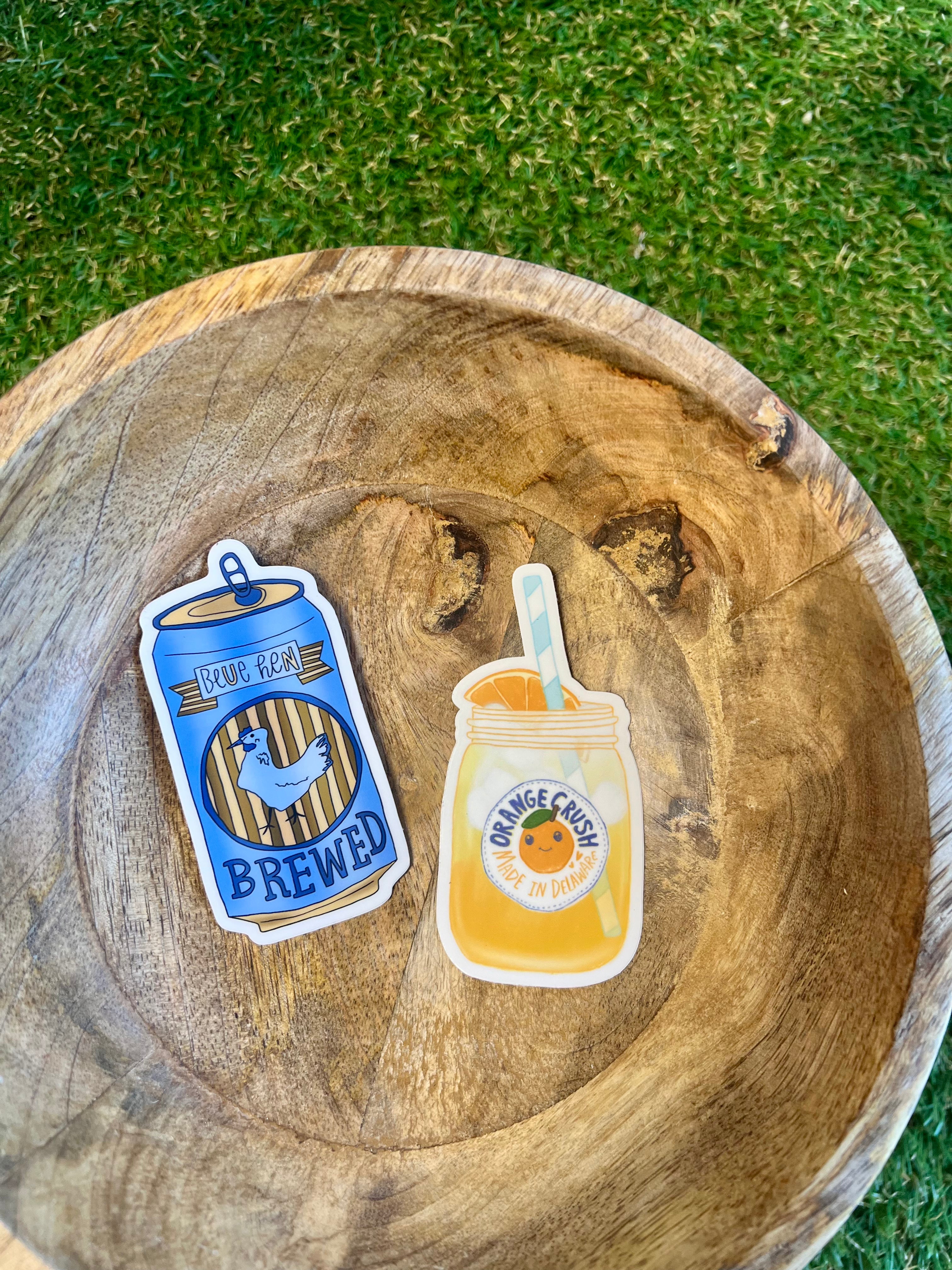 BLUE HEN BREWED STICKER