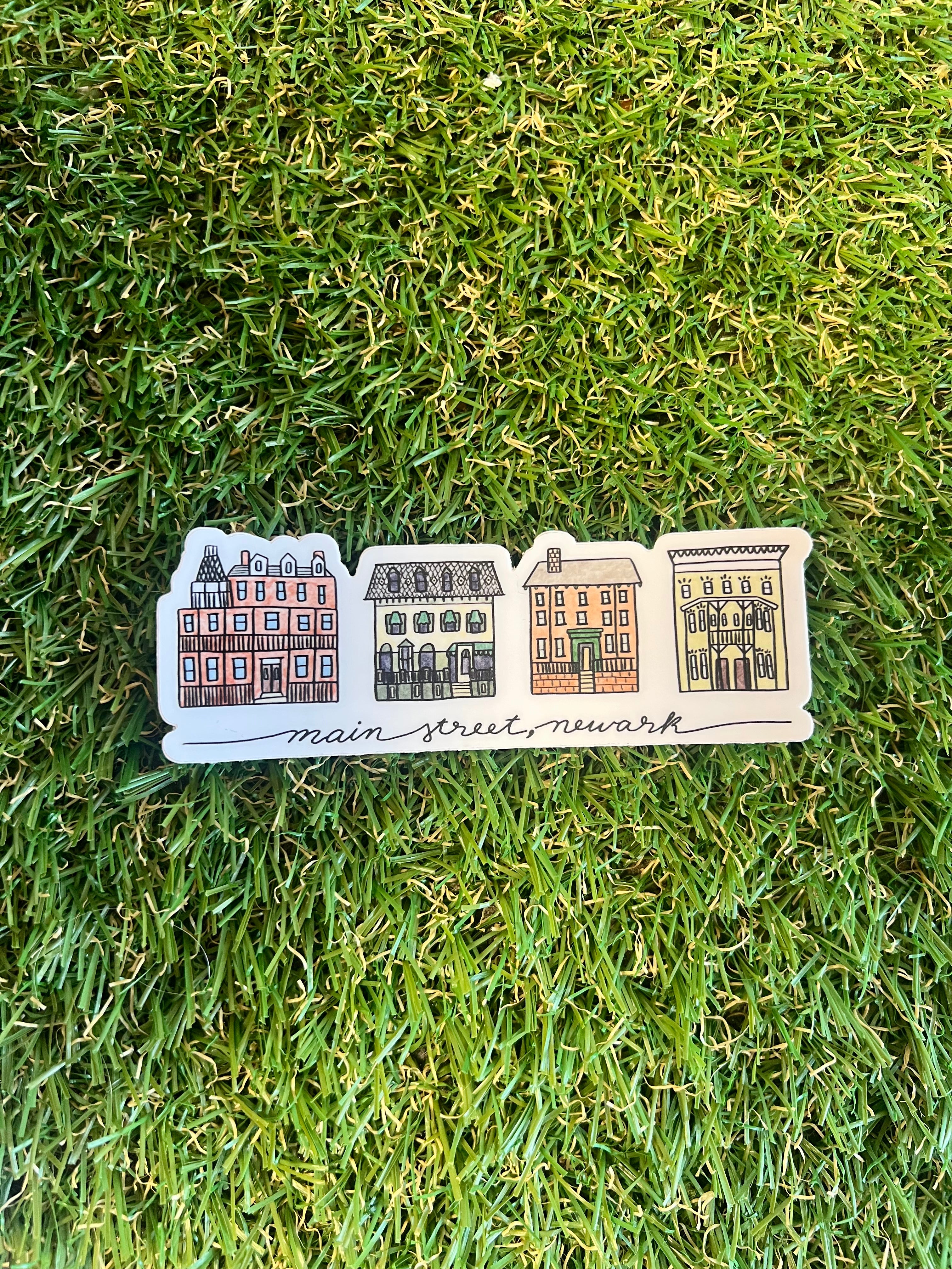 MAIN STREET BUILDING STICKER