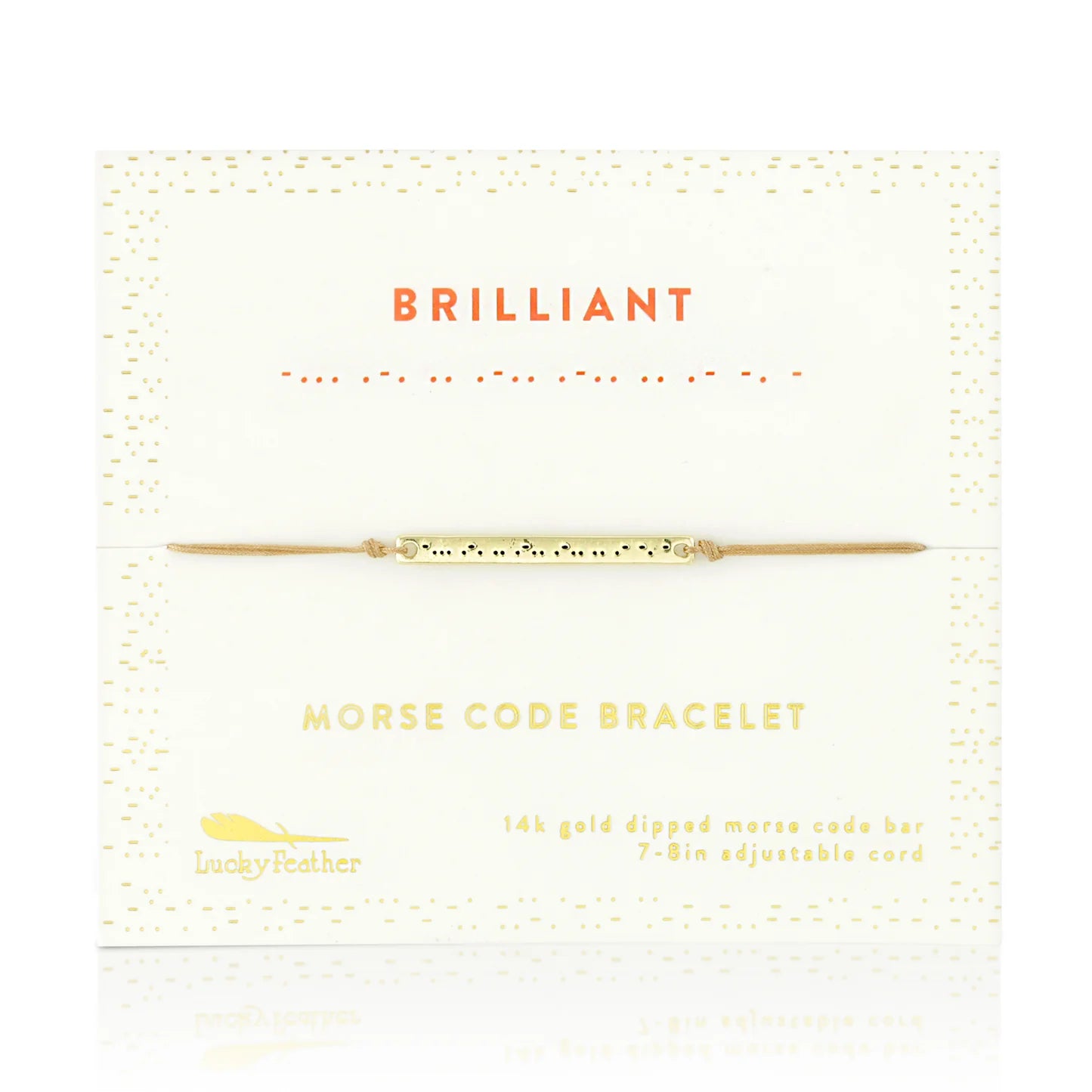 MORSE CODE BAR BRACELETS