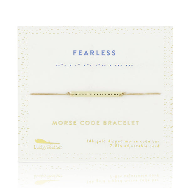 MORSE CODE BAR BRACELETS
