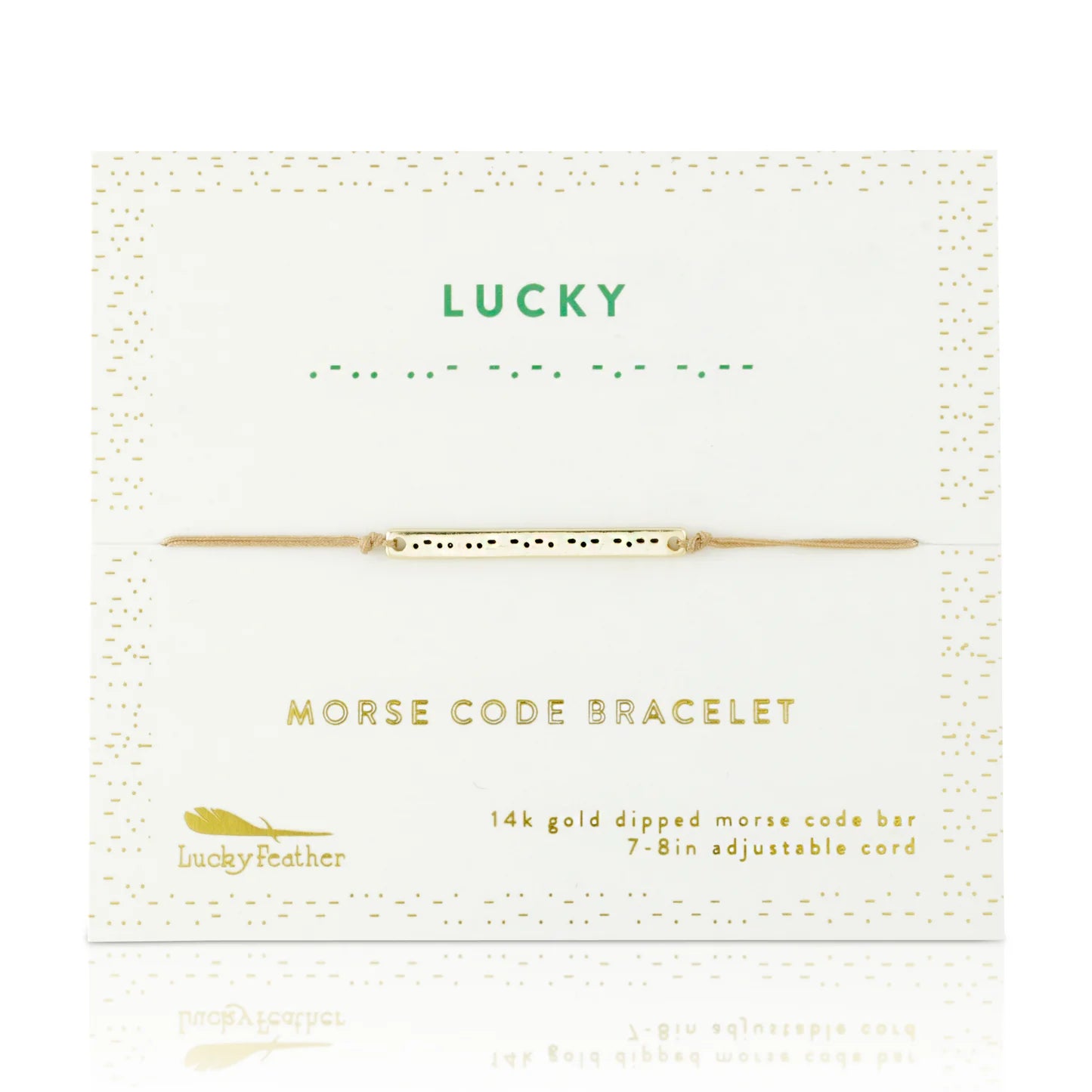 MORSE CODE BAR BRACELETS
