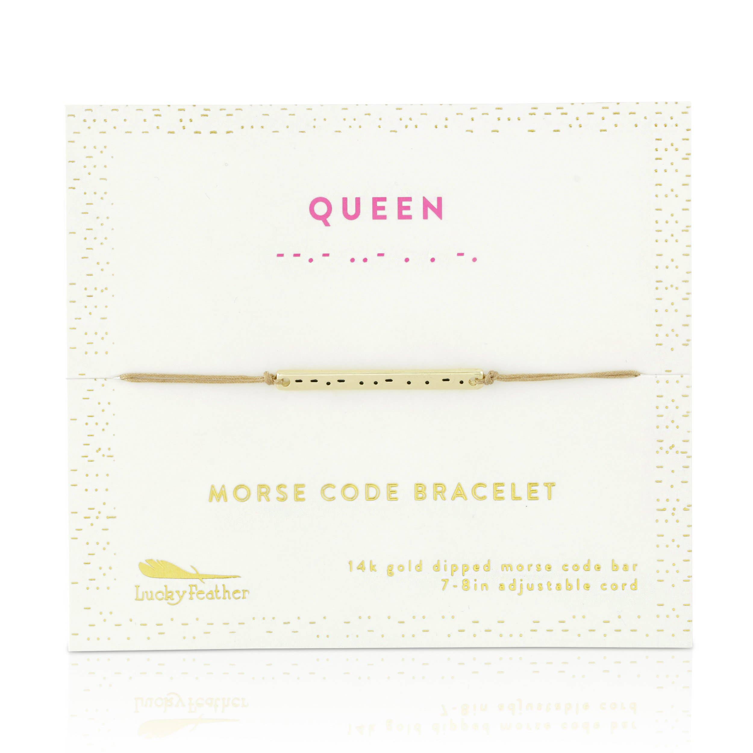 MORSE CODE BAR BRACELETS