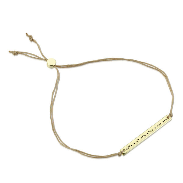 MORSE CODE BAR BRACELETS
