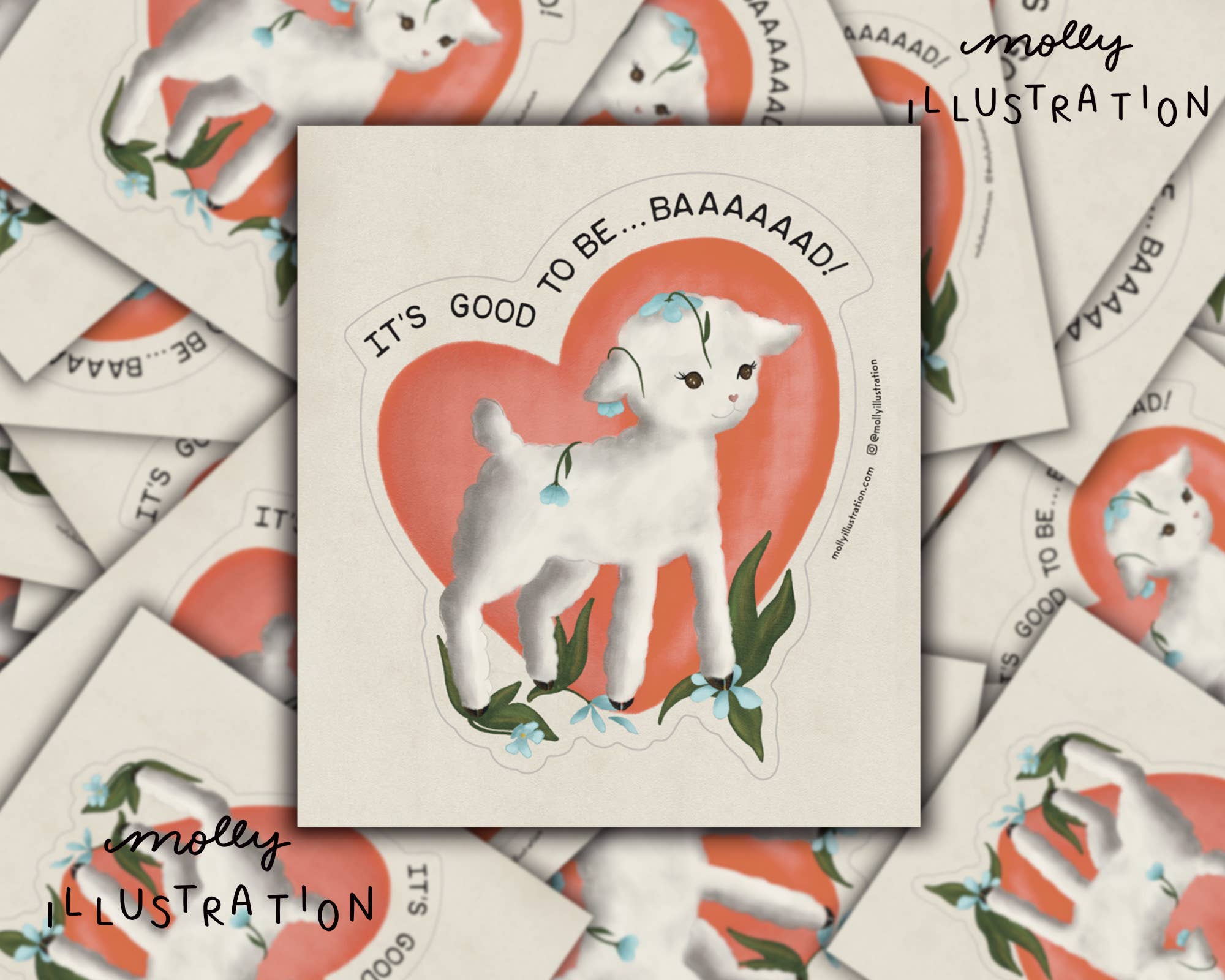 IT'S GOOD TO BE BAAAD VINYL STICKER