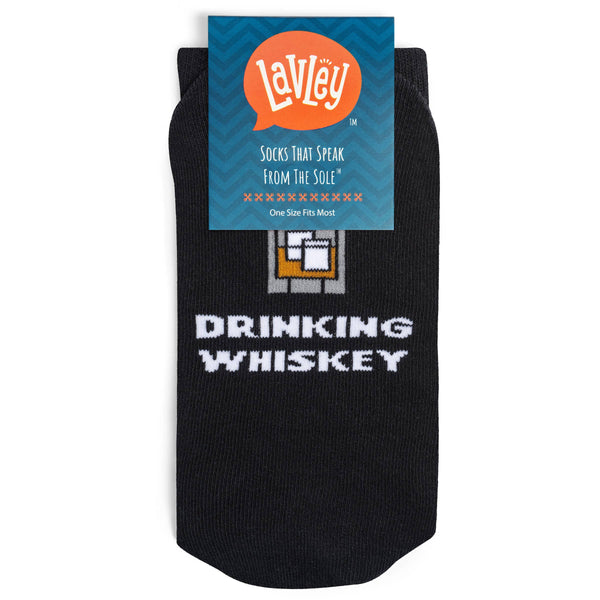 I'D RATHER BE DRINKING WHISKEY SOCKS