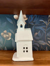 DOLOMITE LIGHT UP WHITE CHURCH DECOR