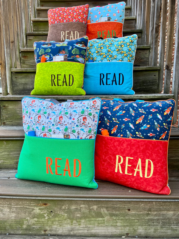 ROCKET SHIPS JOURNEY PILLOW