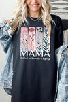 FLORAL MAMA GRAPHIC HEAVY COTTON TEE