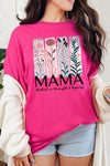 FLORAL MAMA GRAPHIC HEAVY COTTON TEE