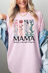 FLORAL MAMA GRAPHIC HEAVY COTTON TEE