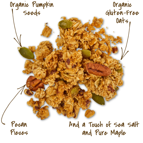 SALTED MAPLE PECAN GRANOLA 12OZ