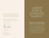 Book interior with text on a green and beige background