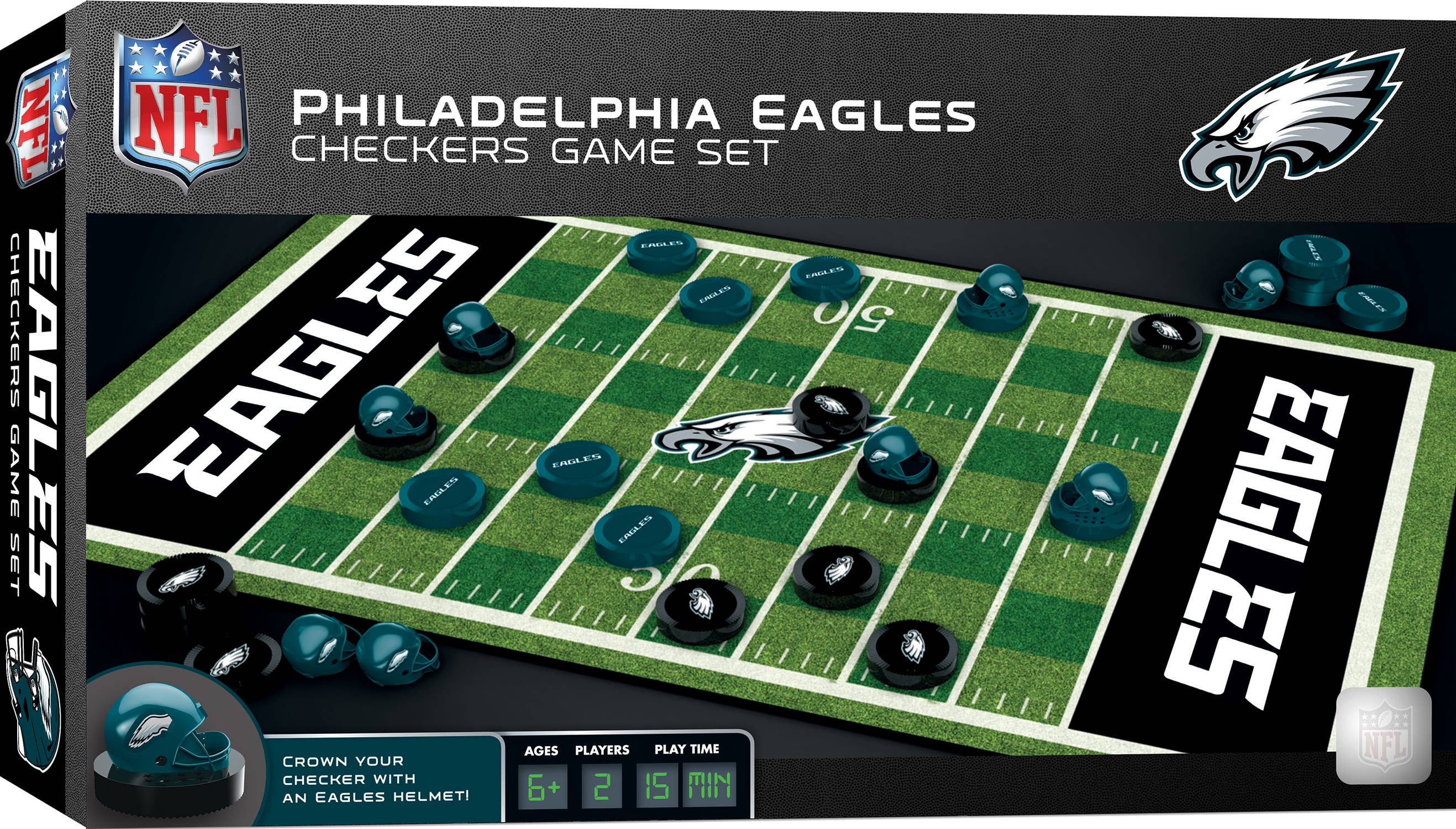 PHILADELPHIA EAGLES CHECKERS BOARD GAME