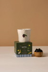 BISTRO 8 OZ WHITE CERAMIC CANLDE | FIG & OLIVE