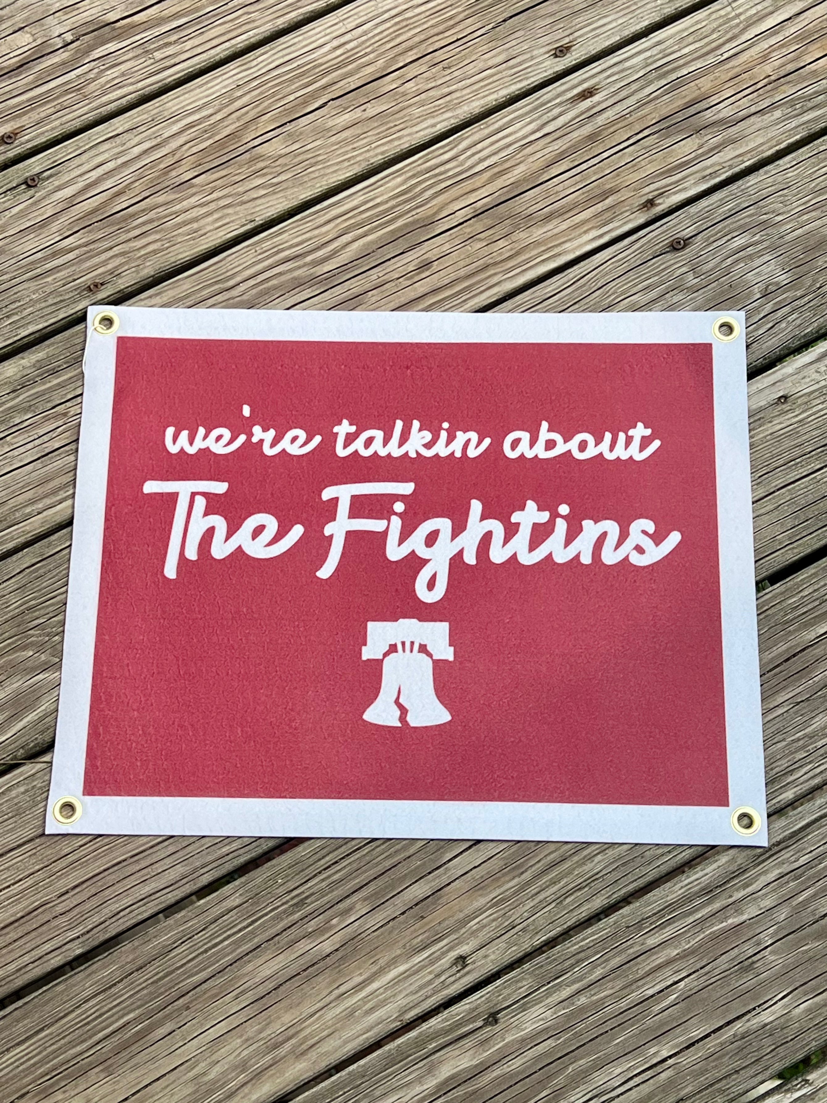 THE FIGHTINS FELT FLAG 16