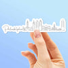 PHILADELPHIA SKYLINE LINE ART STICKER
