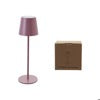 PINK METAL TOUCH SIDE TABLE LAMP