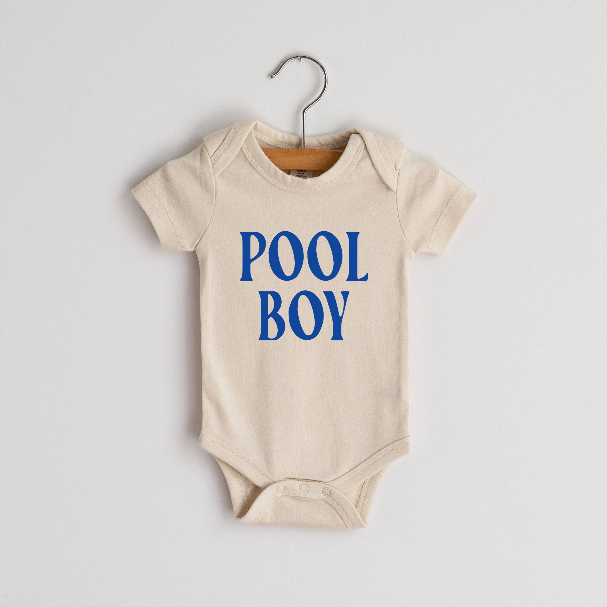 POOL BOY ORGANIC BABY BODYSUIT SHORT SLEEVE