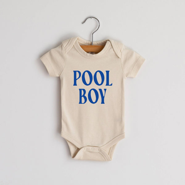 POOL BOY ORGANIC BABY BODYSUIT SHORT SLEEVE