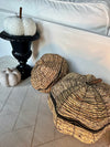 WOVEN PUMPKIN BASKET