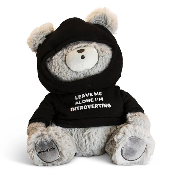 "LEAVE ME ALONE. I'M INTROVERTING" TEDDY BEAR PLUSHIE