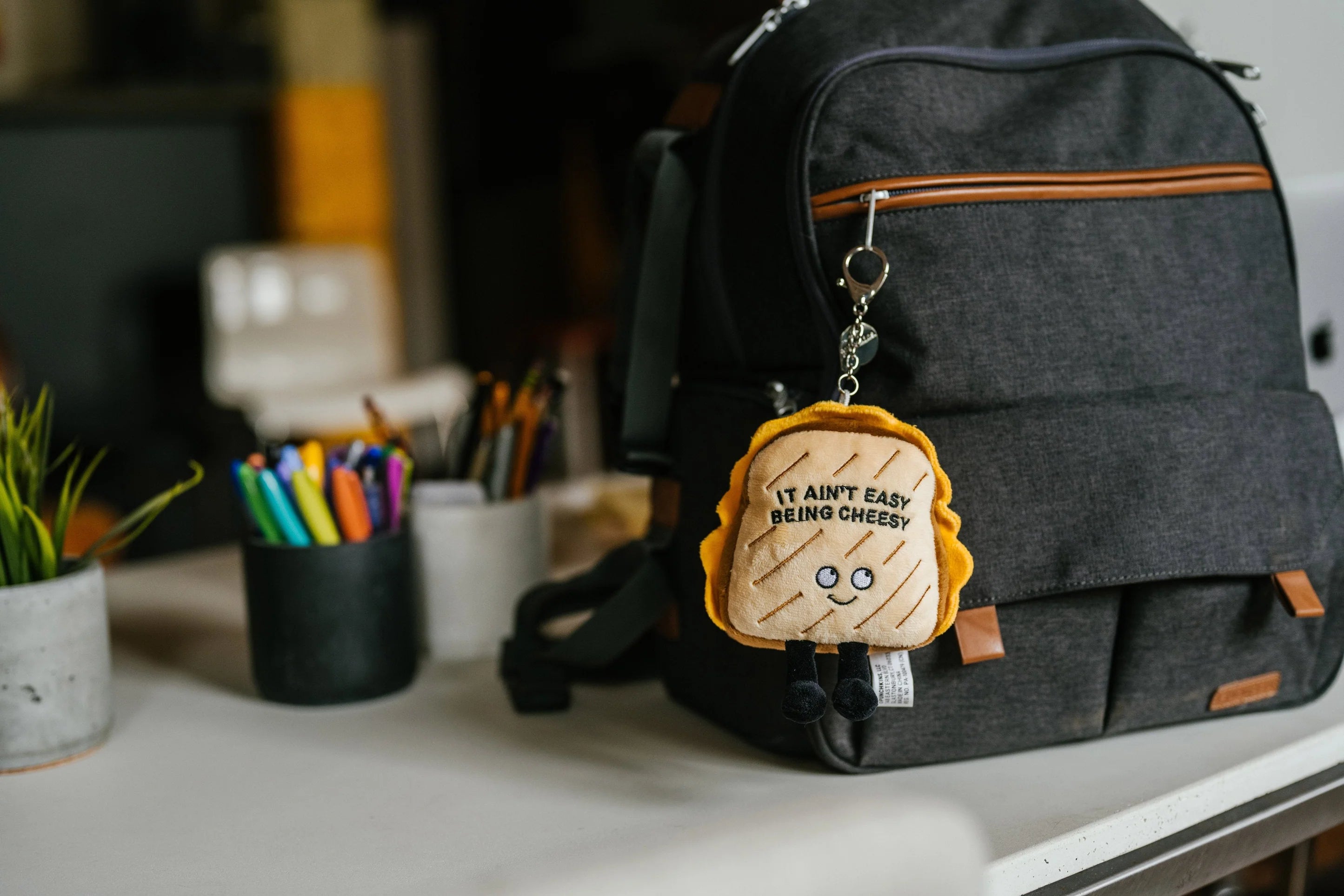 IT AIN'T EASY - GRILLED CHEESE BAG CHARM