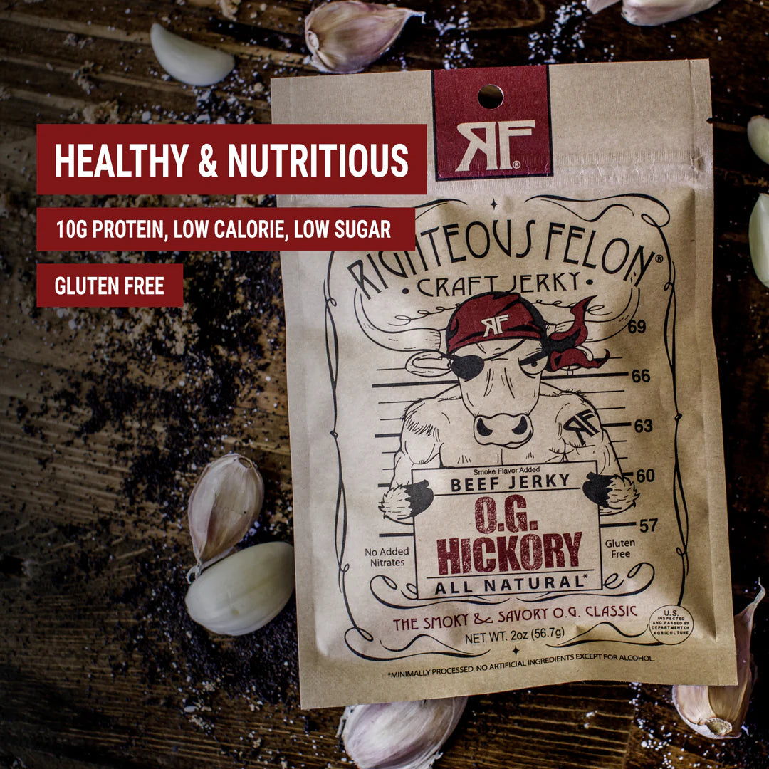 O.G. HICKORY SMOKED BEEF JERKY